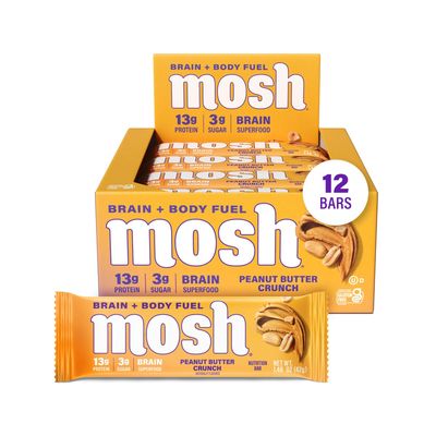 mosh peanut butter protein bars